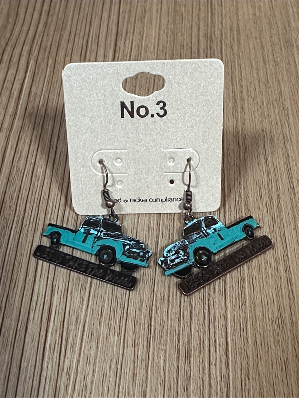 Cute Truck Dangle Earrings